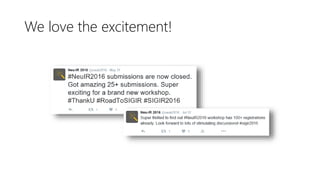 We love the excitement!
 