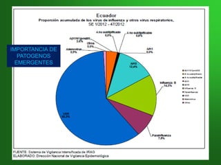 IMPORTANCIA DEIMPORTANCIA DE
PATOGENOSPATOGENOS
EMERGENTESEMERGENTES
 