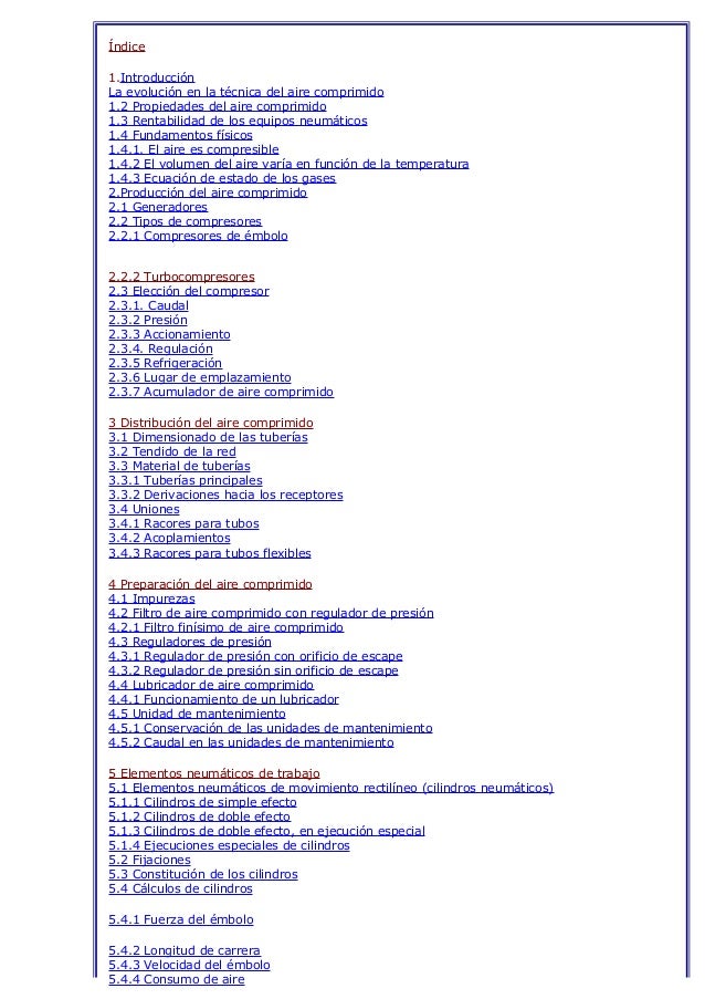 Elementos de trabajo neumáticos simbologia funcionamiento y aplicaciones