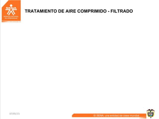 07/05/15 50
TRATAMIENTO DE AIRE COMPRIMIDO - FILTRADO
 
