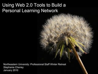 Using Web 2.0 Tools to Build a  Personal Learning Network Northeastern University: Professional Staff Winter Retreat Stephanie Cheney January 2010 