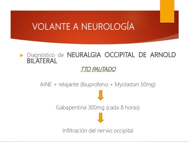 Neuralgia occipital de Arnold