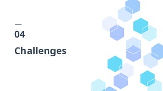 Challenges
04
 