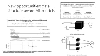 New opportunities: data
structure aware ML models
 