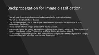 Neural net and back propagation | PPT