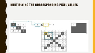 MULTIPLYING THE CORRESPONDING PIXEL VALUES
 