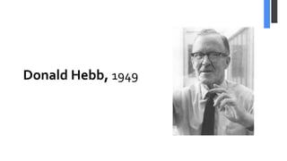 Donald Hebb, 1949
 