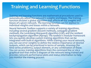 Neural network & its applications | PPTX