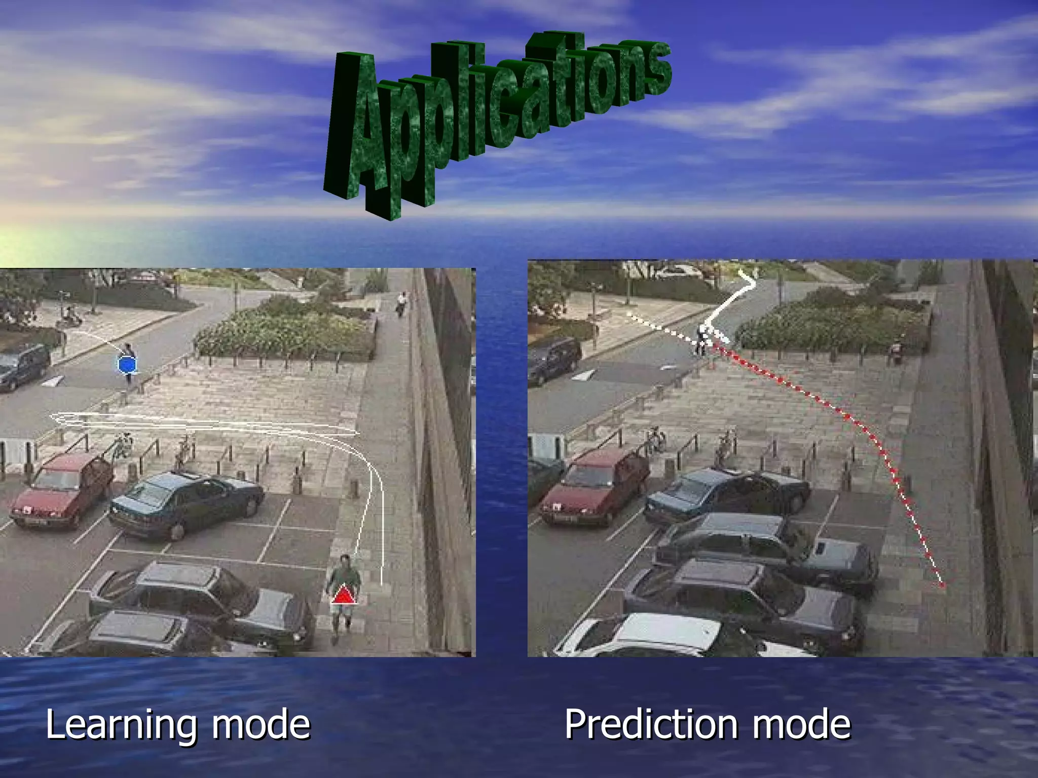 Learning mode Prediction mode Applications 