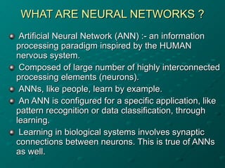 Neural Networks | PPT