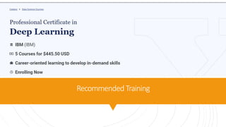 Recommended Training
 