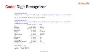 Code: Digit Recognizer
119
statinfer.com
 