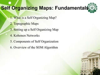 Neural networks Self Organizing Map by Engr. Edgar Carrillo II | PPT