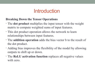 Understanding Deep Learning: Tensor Operations in Neural Networks | PPTX