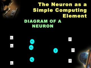 The Neuron as a Simple Computing Element DIAGRAM OF A NEURON 