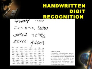 HANDWRITTEN DIGIT RECOGNITION  