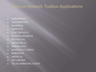 # Neural network toolbox | PPTX