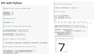 DIY with Python
 