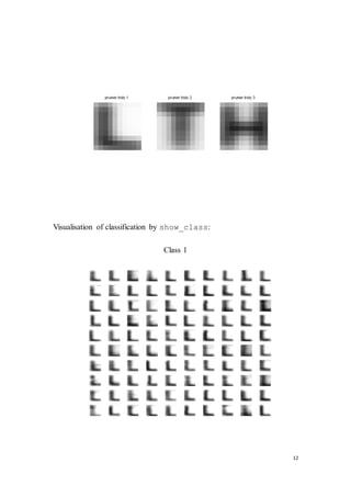 12
Visualisation of classification by show_class:
Class 1
 