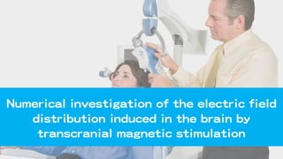 Numerical investigation of the electric field
distribution induced in the brain by
transcranial magnetic stimulation
 
