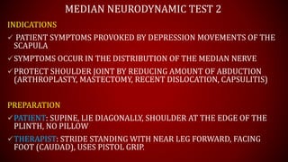 Delikan Test Neural tissue mobilization Upper Limb Assessment | PPTX