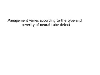 Neural tube defects | PPTX