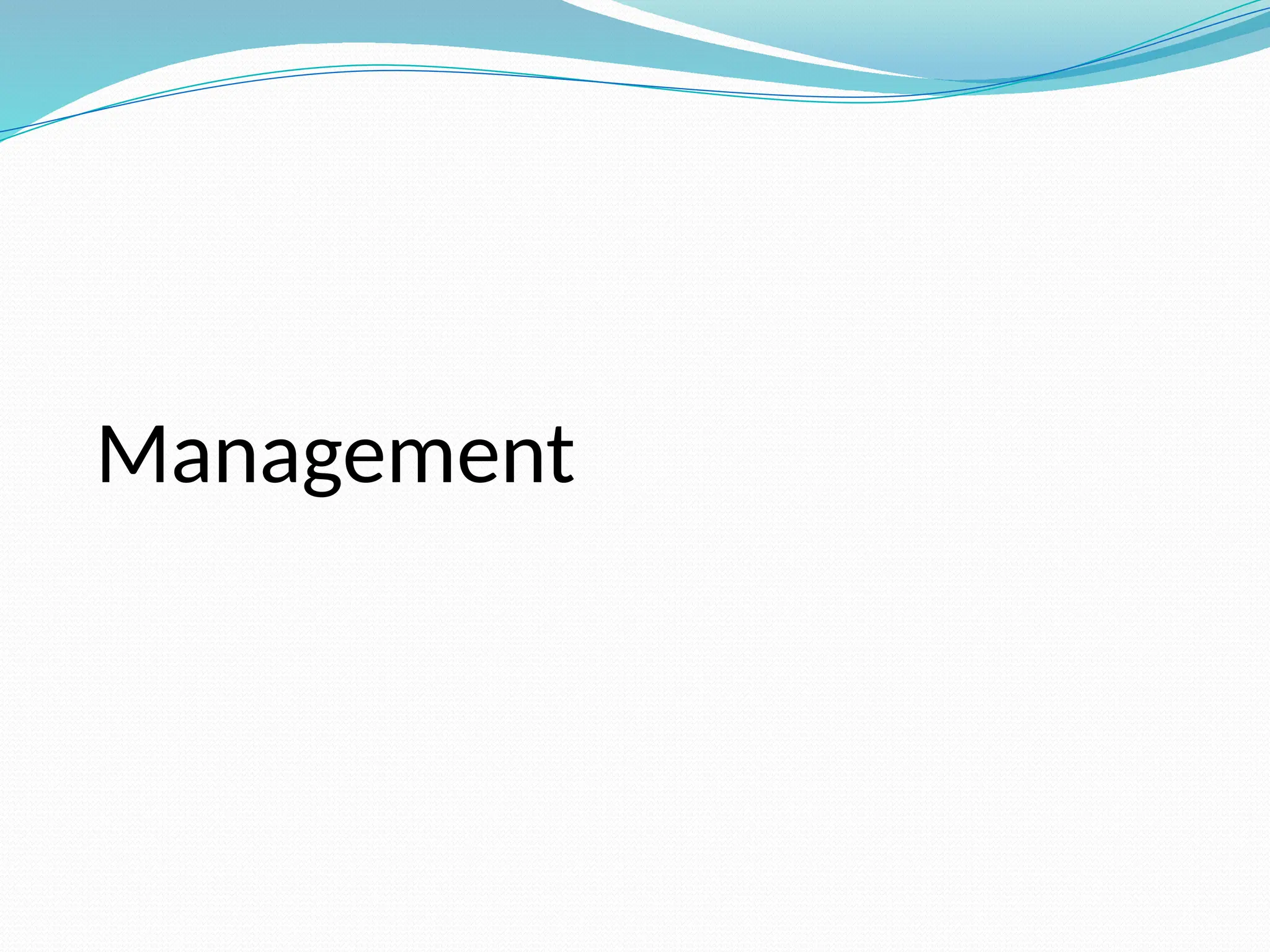 Management
 