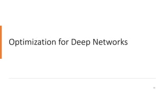 Optimization for Deep Networks
30
 