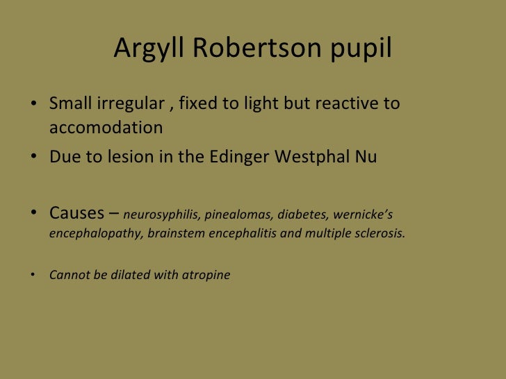 argyll robertson pupil symptoms argyll robertson pupil symptoms