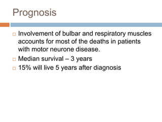 motor neuron disease | PPT
