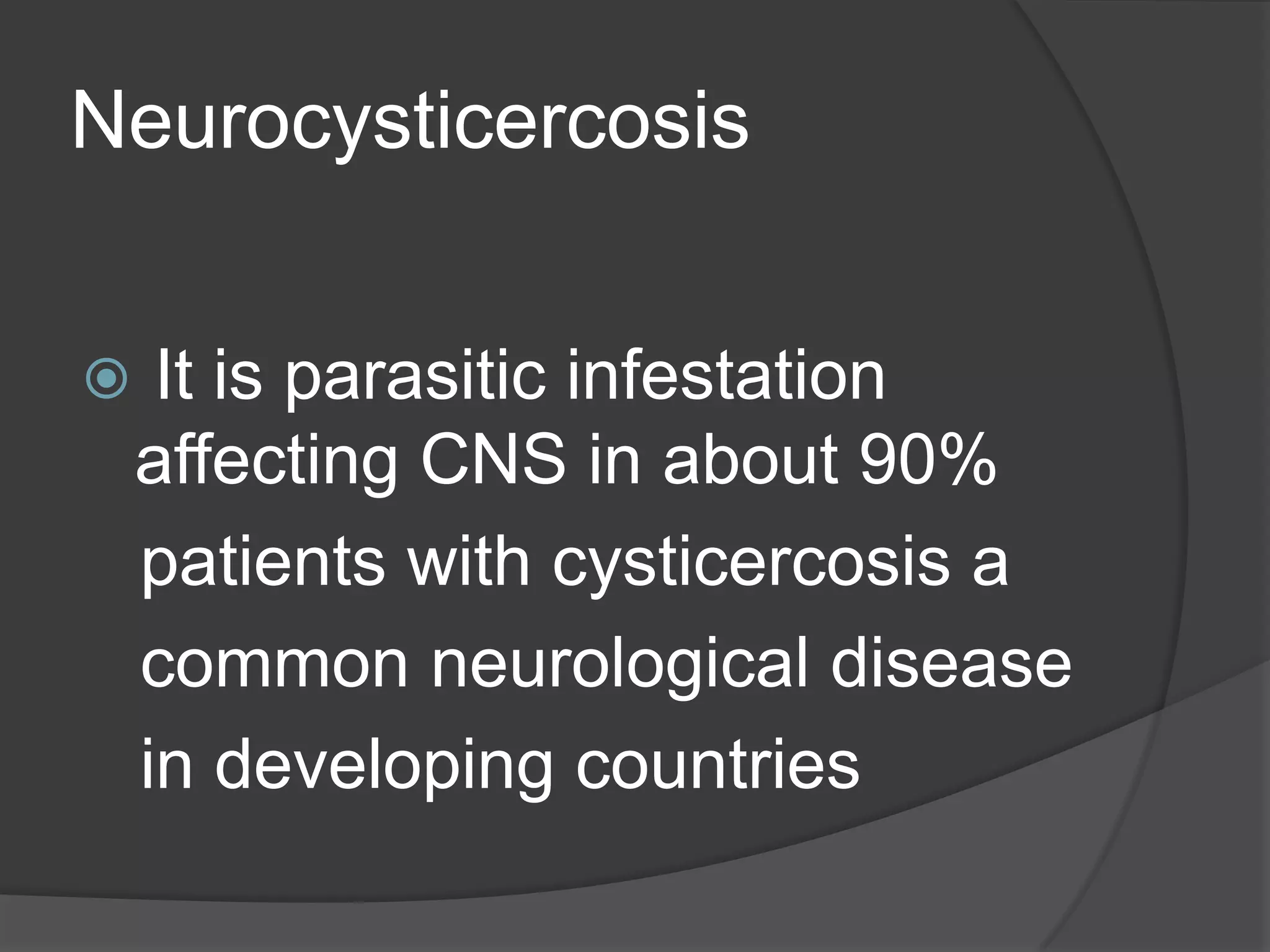 Neuro ocular cysticercosis | PPTX