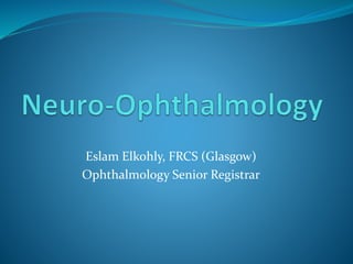 Eslam Elkohly, FRCS (Glasgow)
Ophthalmology Senior Registrar
 
