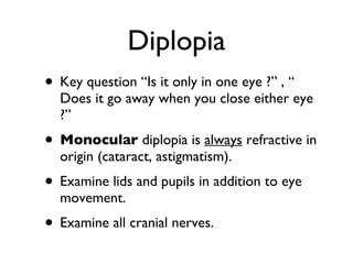 Introduction to Neuro-ophthalmology | PPT