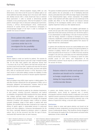 Gallery Detail: Management Of Stroke Related Seizures