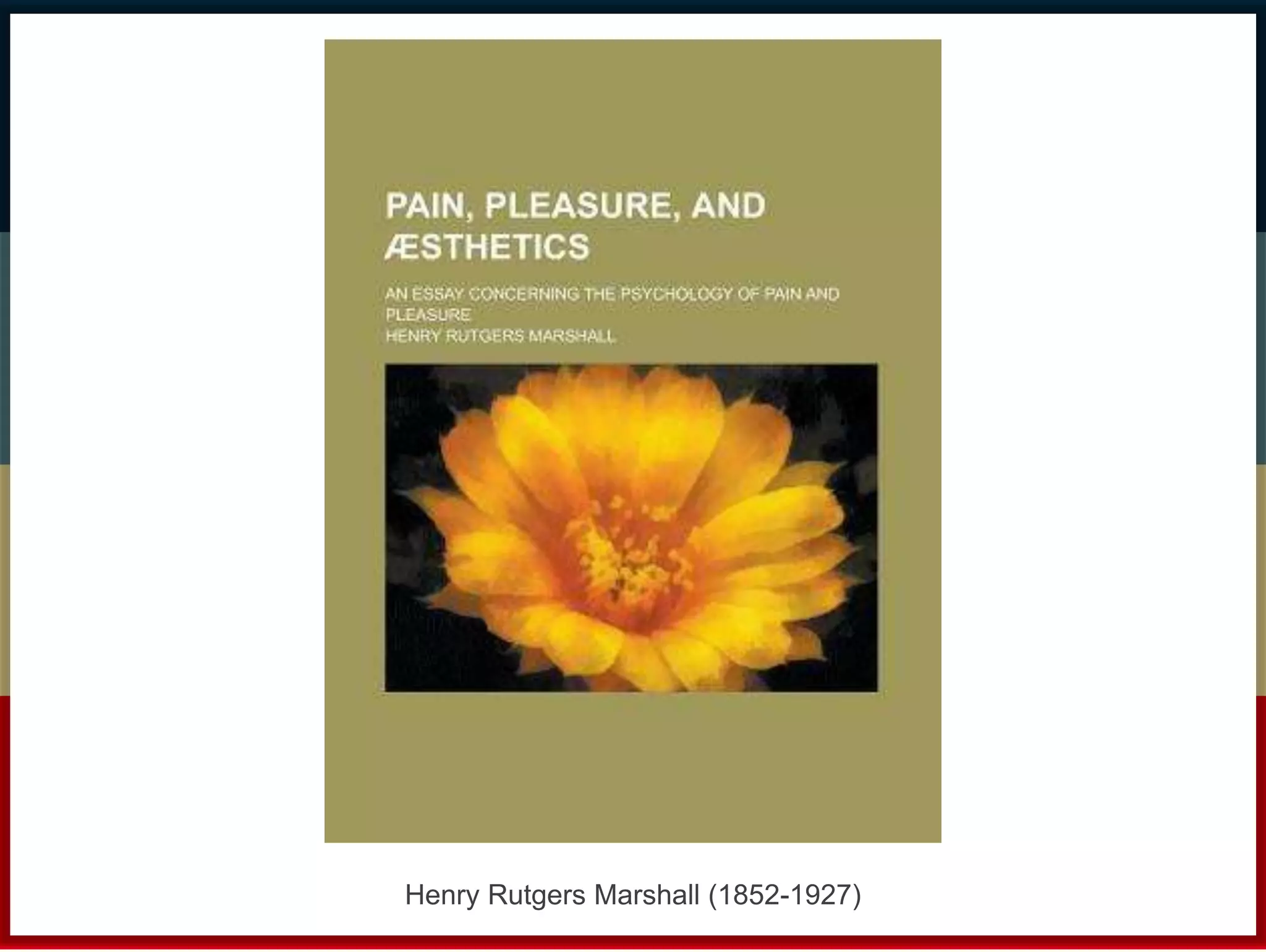 Henry Rutgers Marshall (1852-1927) 
 