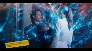 A great image from Iron Man 3 film
showing Aldrich Killian showing his brain
to Pepper Pots.
 