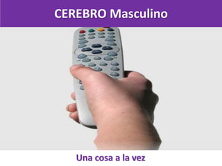 CEREBRO Masculino

Una cosa a la vez

 