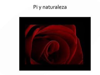 Pi y naturaleza
 