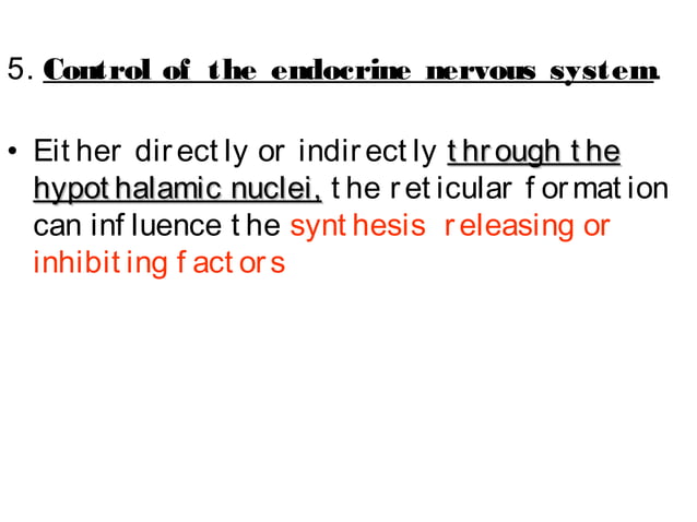 Basal Ganglia, Reticular Formation, Limbic System | PPT