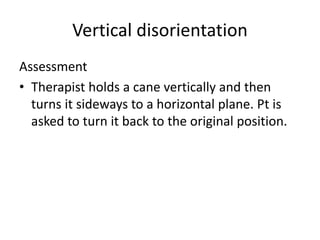 Disoriented Back NEUROLOGICAL ASSESSMENT PHYSIOTHERAPYT.pptx