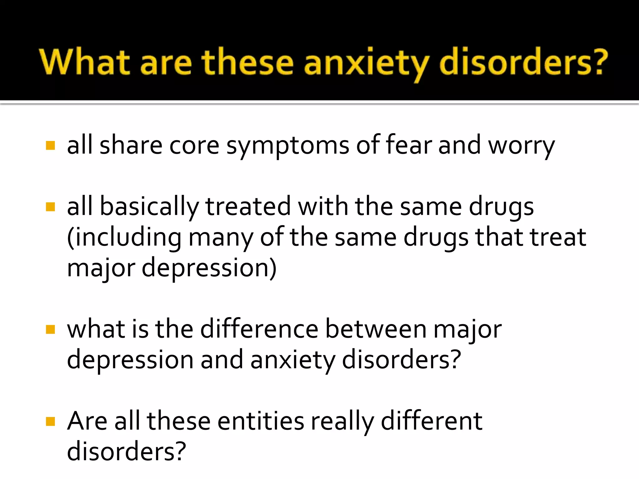 Neurobiology Of Anxiety Ppt Neurobiology Of Anxiety Ppt