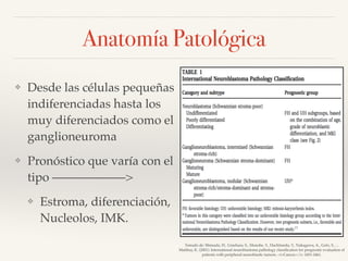 Shimada Classification Neuroblastoma y tumor de wilms. | PDF