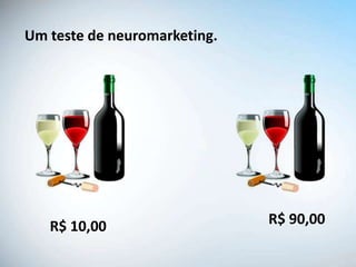Um teste de neuromarketing.




   R$ 10,00                   R$ 90,00
 
