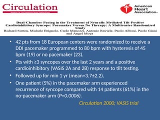 Ddi Pacemaker Neurocardiogenic syncope BY DR SHAJUDEEN.pptx