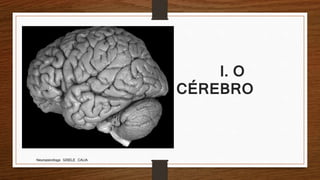 I. O
CÉREBRO
Neuropsicóloga GISELE CALIA
 