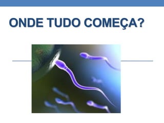 ONDE TUDO COMEÇA?
 
