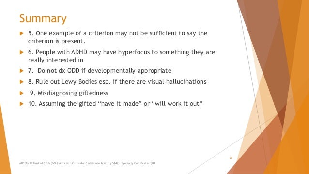 10 Issues In The Diagnosis Of Neurocognitive And Developmental Disord