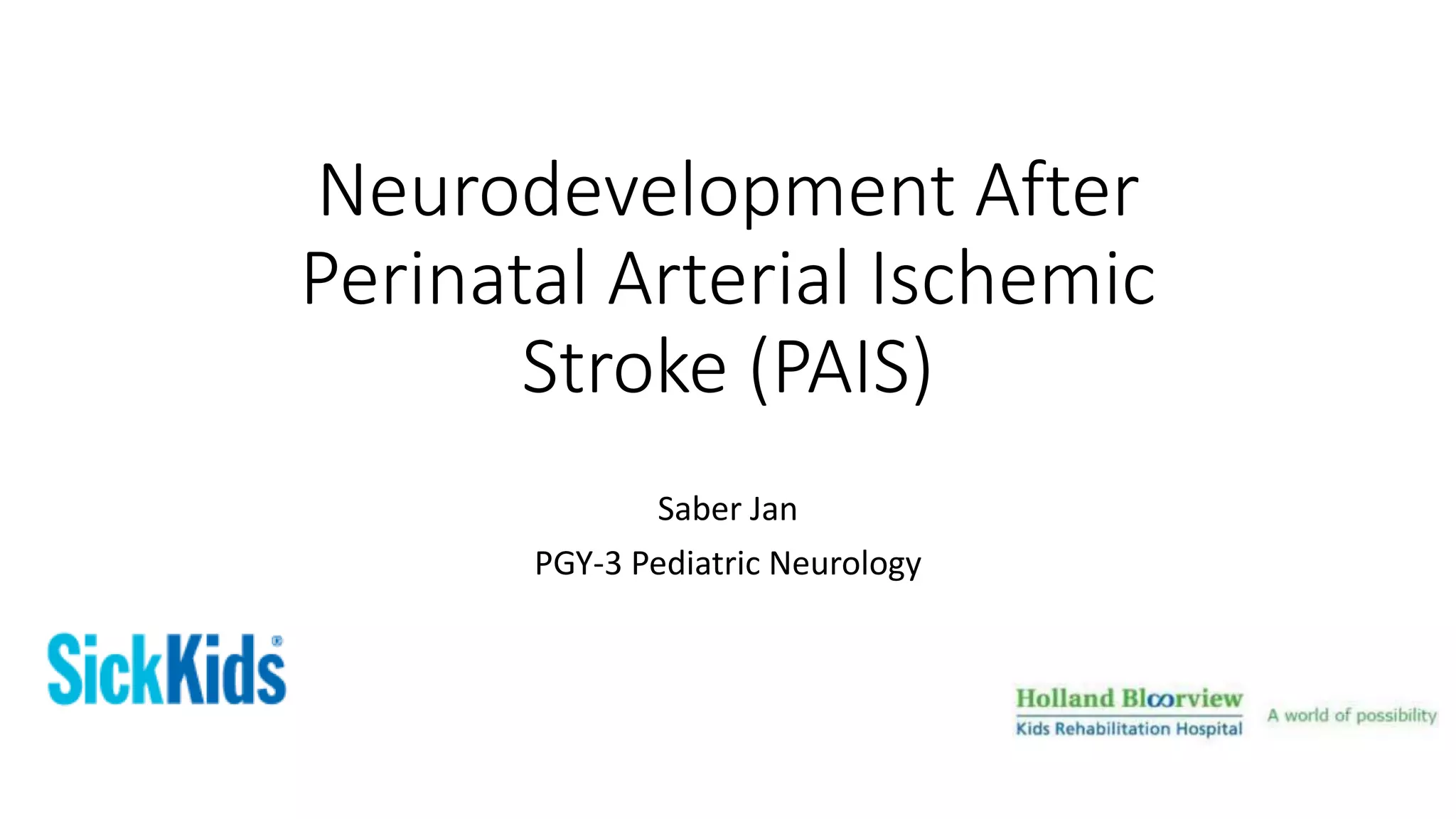 Mechanisms Of Perinatal Arterial Ischemic Stroke – LJFTXH