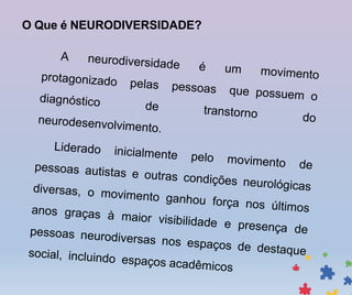 O Que é NEURODIVERSIDADE?
 