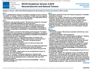 Tumores neuroendocrinos, NCCN 2018. | PDF